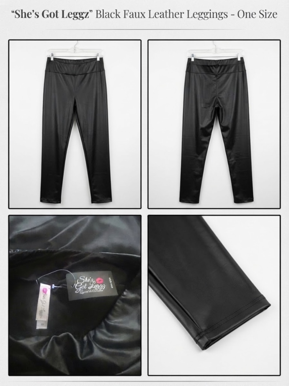 She’s got leggz - faux leather leggings